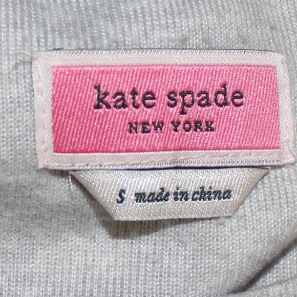 Kate Spade  Winking Face Sweater in Grey Polyamide size small - Picture 5 of 5
